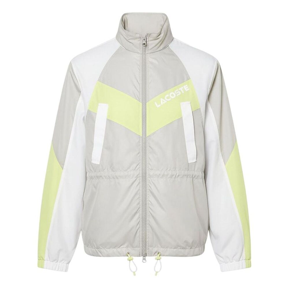 Lacoste Womens/Ladies Colour Block Oversized  Jacket / Gray